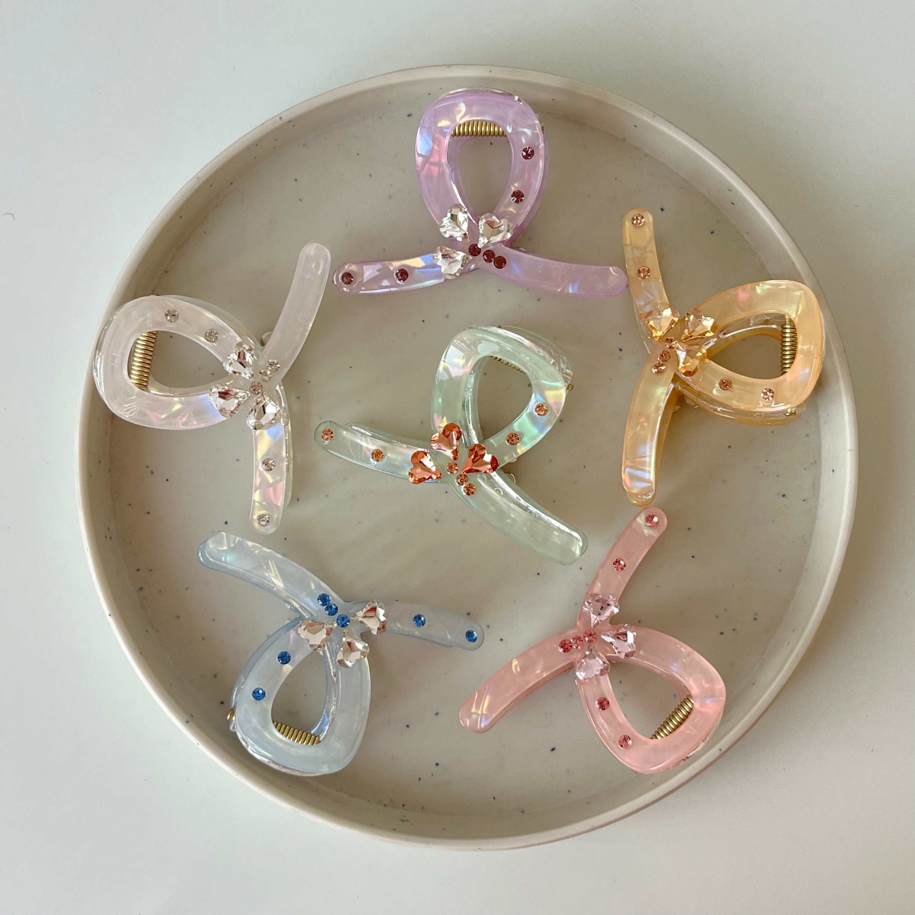 LustreBow Clip – Medium (Vault Set of 6)